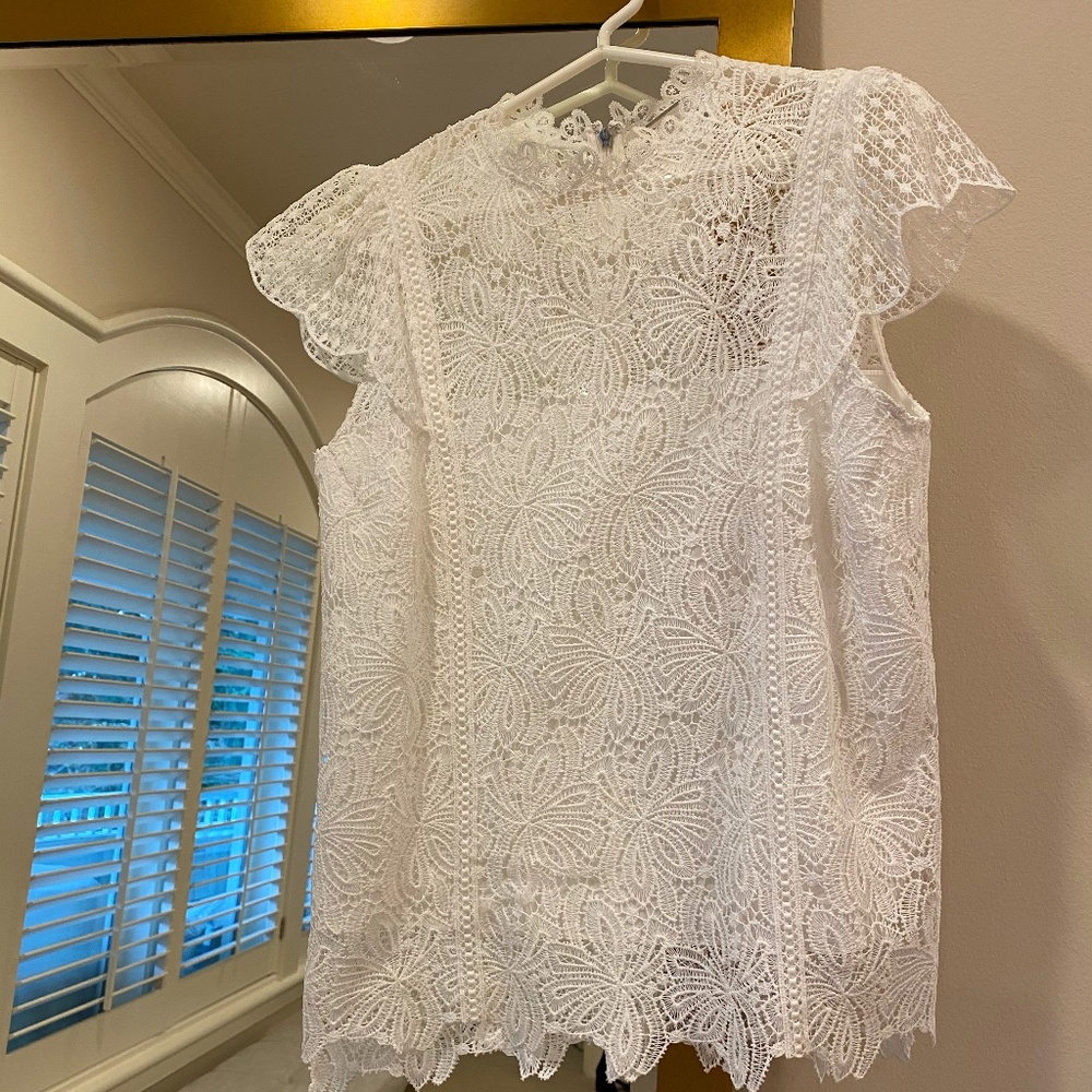 5 for $50 Elie Tahari Lace Blouse OFFERS WELCOME